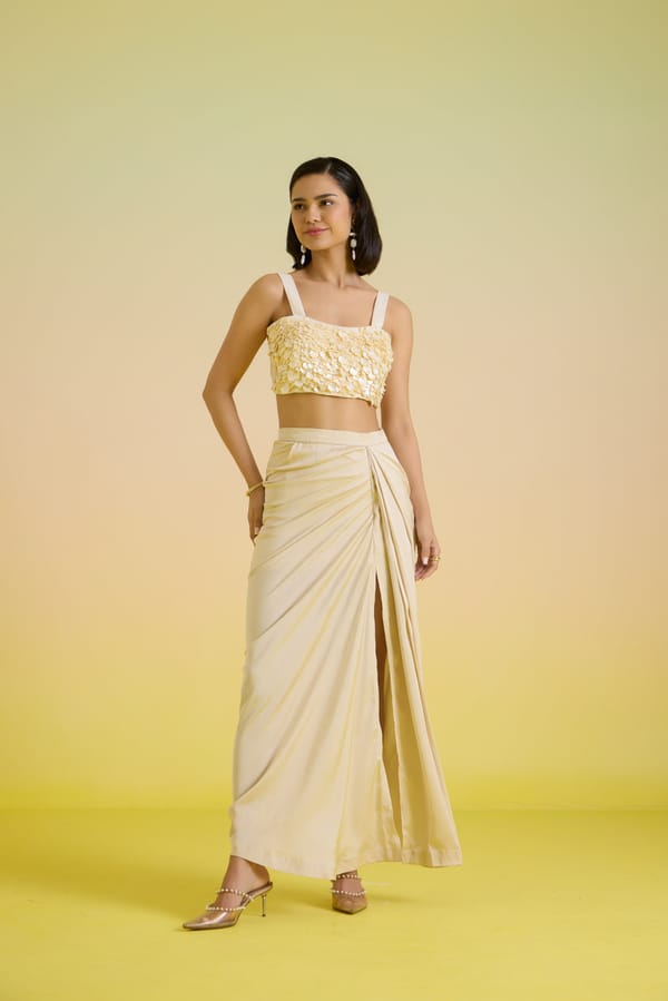 Ivory Shell Bustier Set — HOUSE OF HEATHER