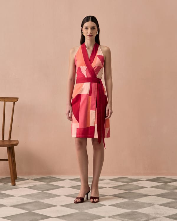 Blush Bordeaux Short Dress — ZAZU