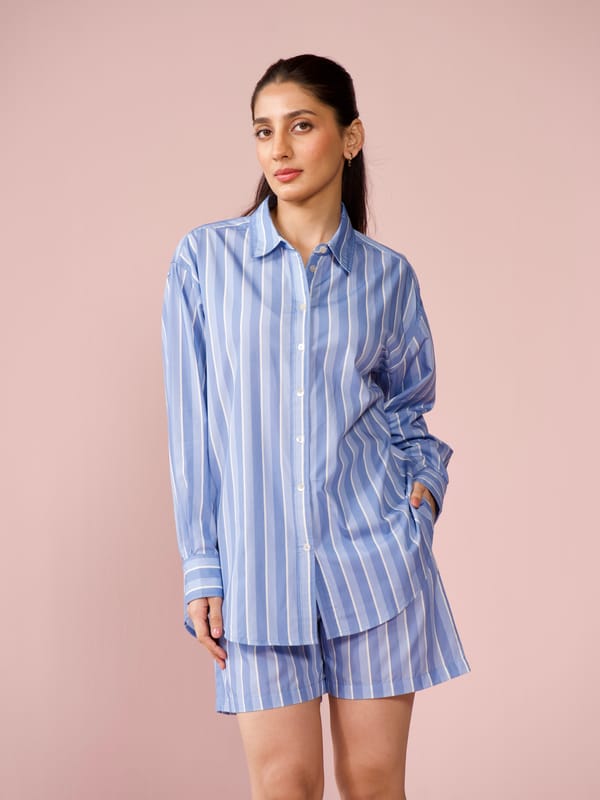 Gelato Poplin Striped Shirt — Cosset Clothing