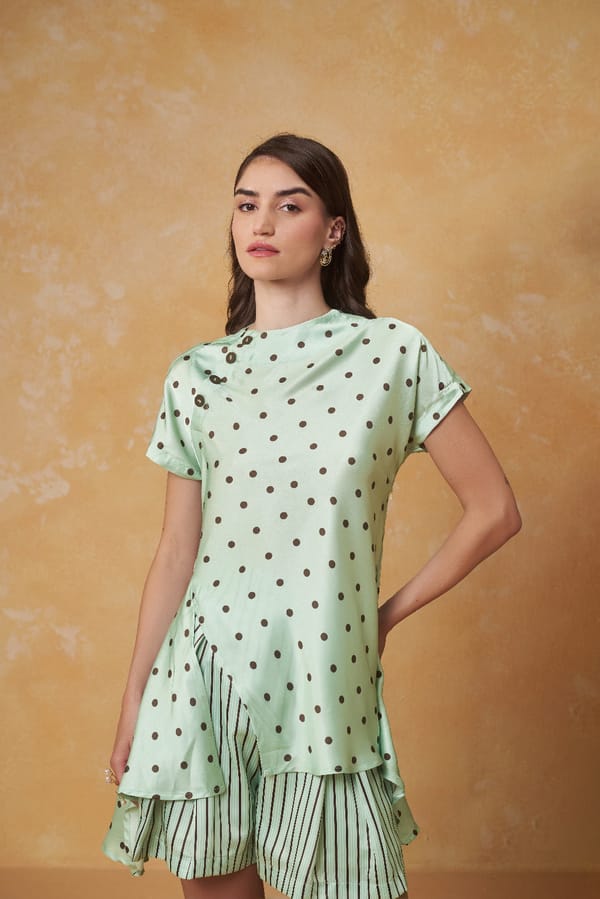 Polka Breeze Top — Muvazo
