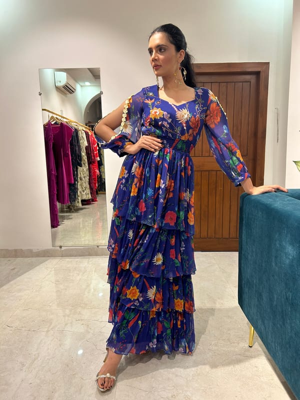 Dahalia Ruffle Dress — EWOKE STUDIO