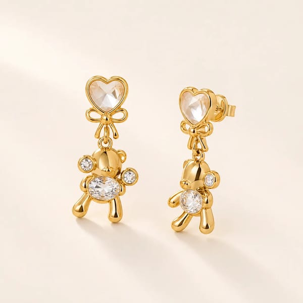 Crystal Cuddle Earrings — Nam Jewels