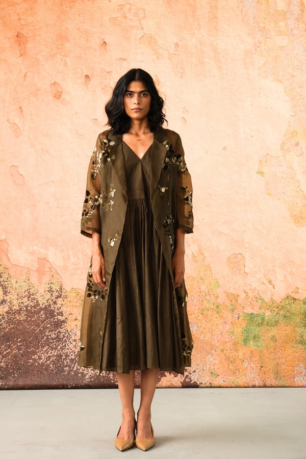 Drift Jacket Dress Set — Arcvsh Pallavi Singh