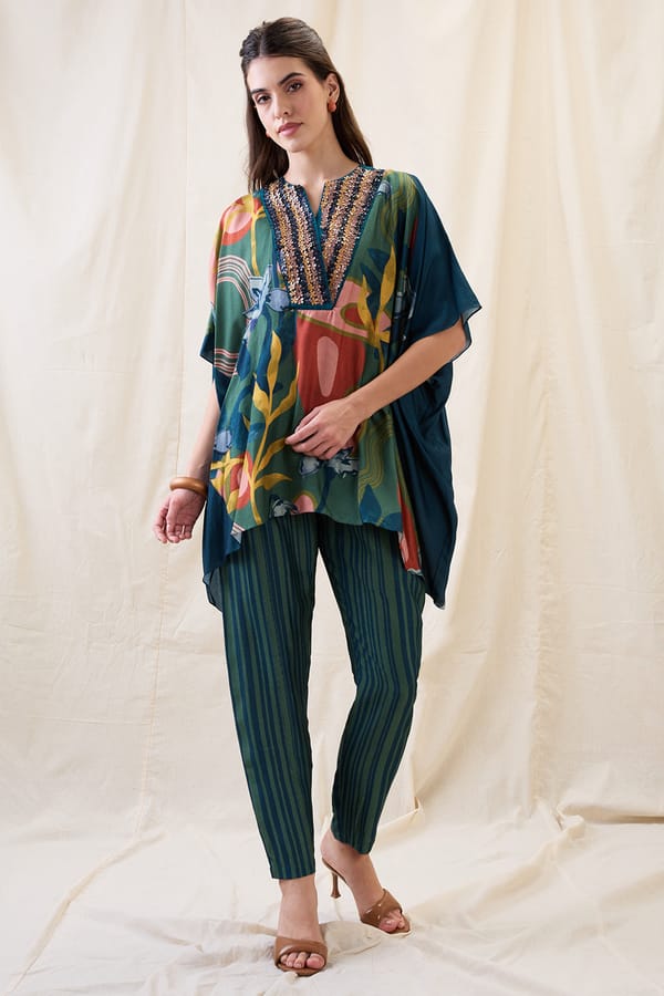 Flora Embellished Co-Ord Set — SOUP by Sougat Paul