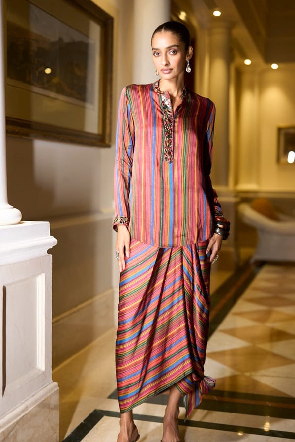 Mirror Embroidered Multicolour Top — Dash and Dot