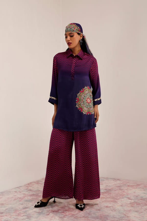 Kaashni Co-ord Set — Surkh Syahi