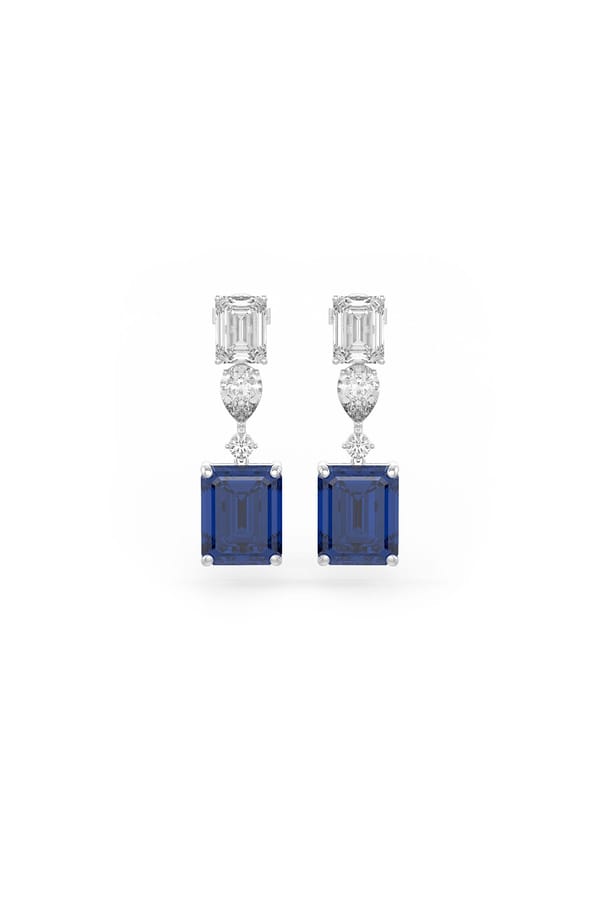 Blue Aurora Teardrop Earrings — Miss Jo