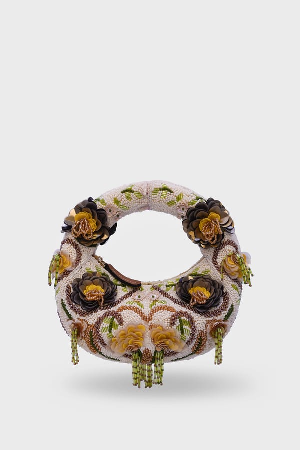 Golden Mirage Mini Beaded Bag — Versuhz India