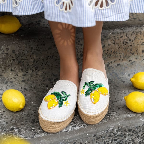 Lemoncello Espadrilles Platforms — PARI PARI