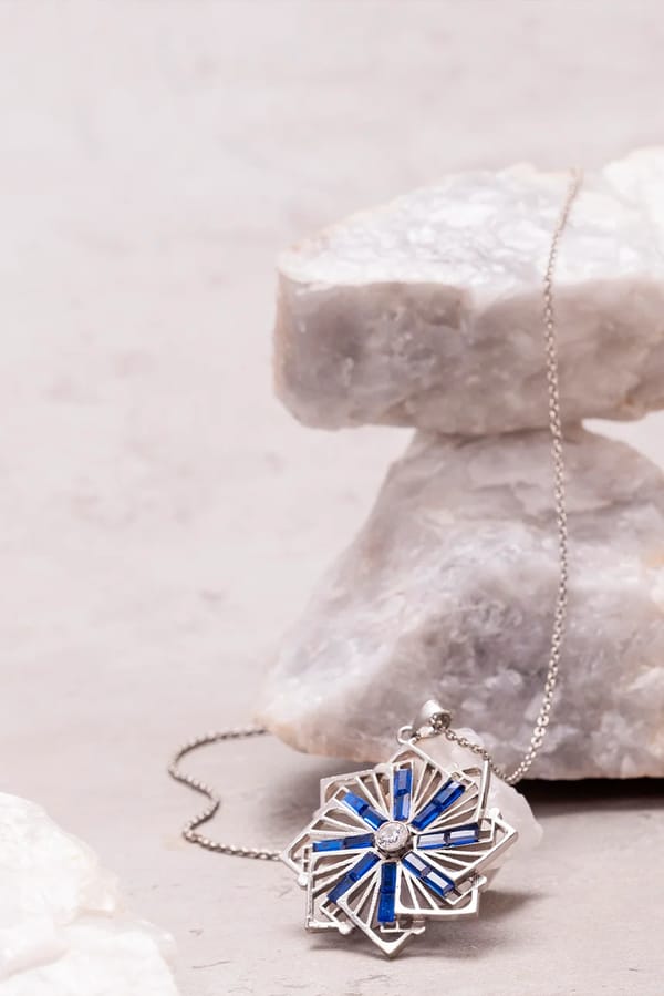 Caree Silver Pendant — GAURISH BESPOKE JEWELLERY
