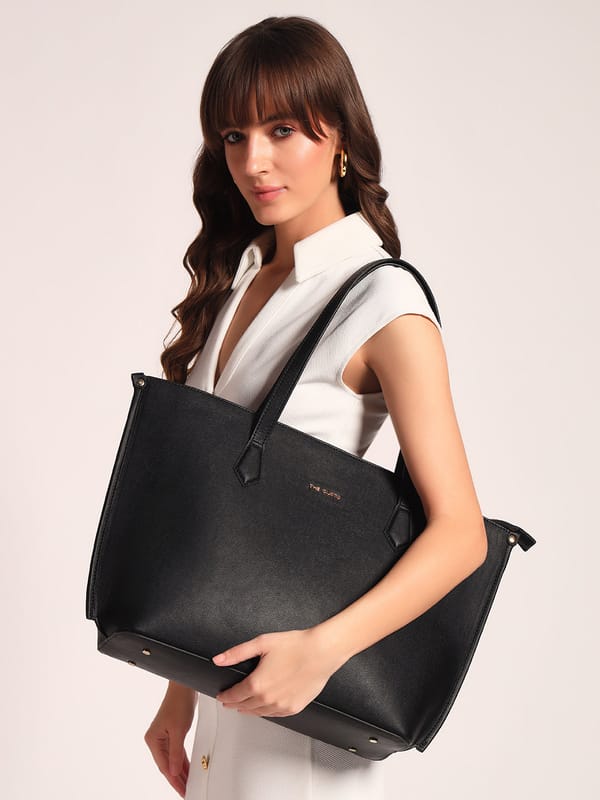 The Evoke Tote Black Jumbo — The Gusto