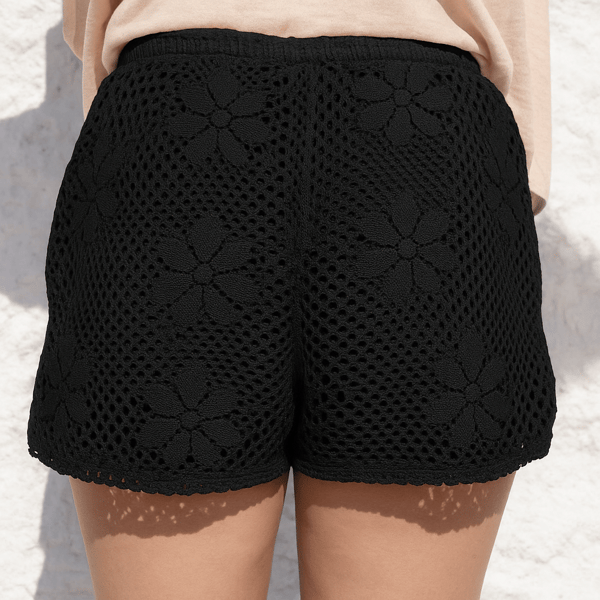 Adelia Cotton Lace Shorts — Beach Bum