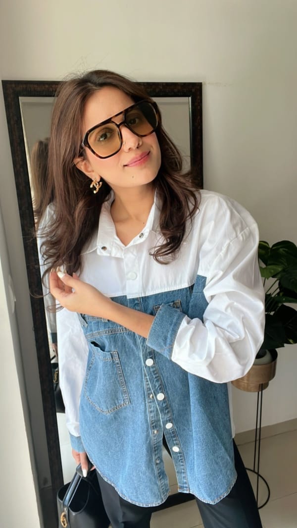 Denim Poplin Shirt — CLOSET AFFAIR