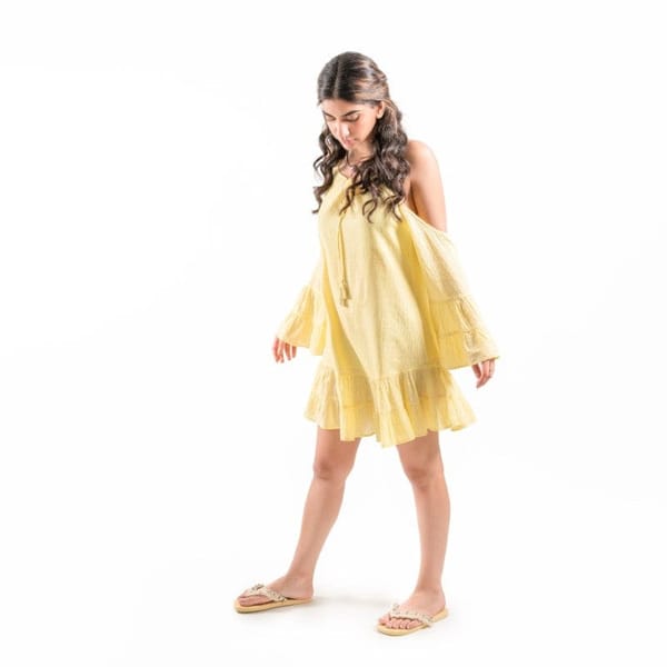Aquamarine Spaghetti Dress — Beach Bum