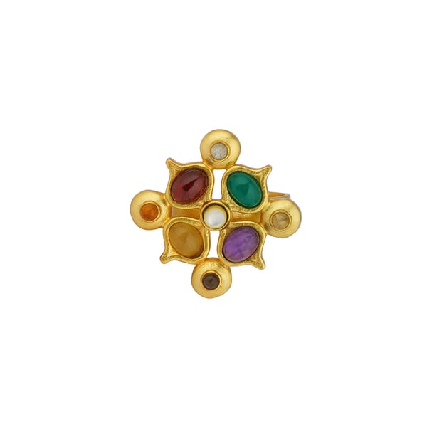 Power of Nine Navratan Ring — Zariin