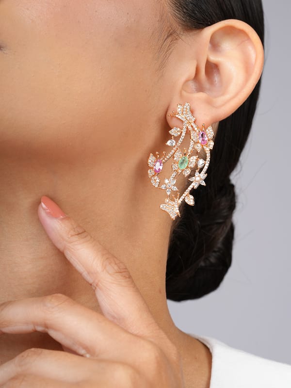 Petal & Wing Earrings — Cao Jewellery