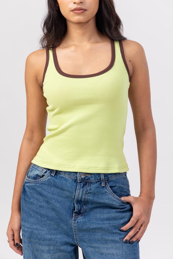 Dual Tank - Green & Brown — Past Modern