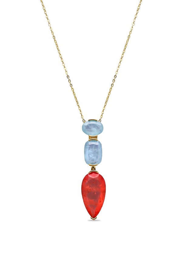 Majestic Mosaic Pendant With Chain — Miss Jo