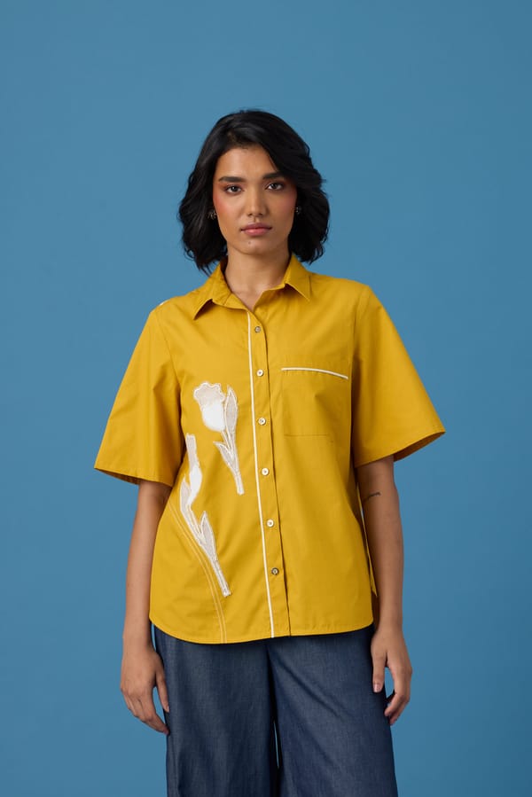 Marcel Applique Shirt — 63East