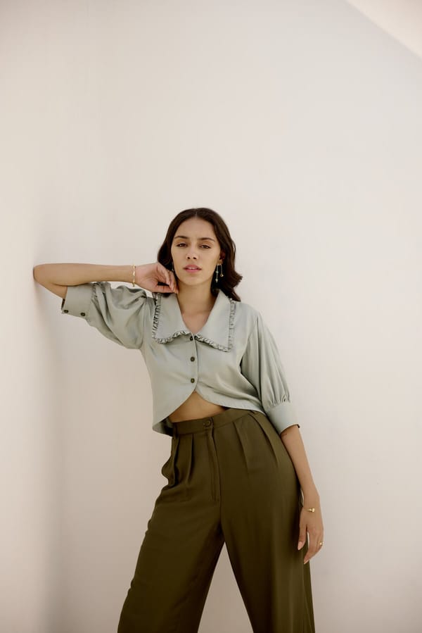 Harmony Shirt - Green — SHIBUI