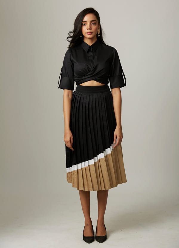 Crop Knotted Top — Escape By Aishwarya