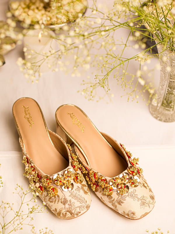 Nabhya Off White (Mule Heel) — 5 Elements