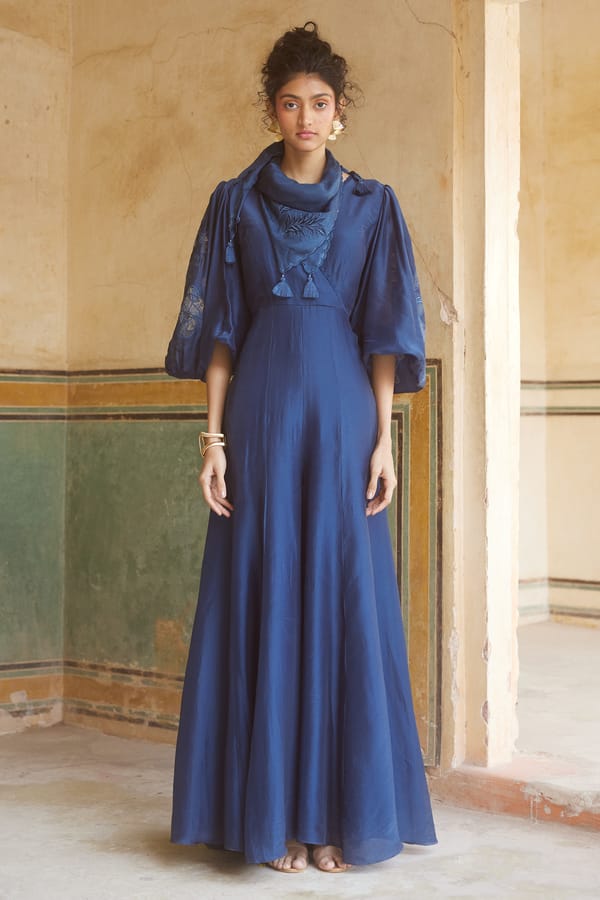 Dahlia Jumpsuit ��Blue — Paulmi and Harsh