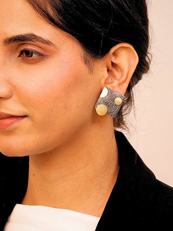 Nyra Earrings for Women 18K Gold Plated — Viana Jewels