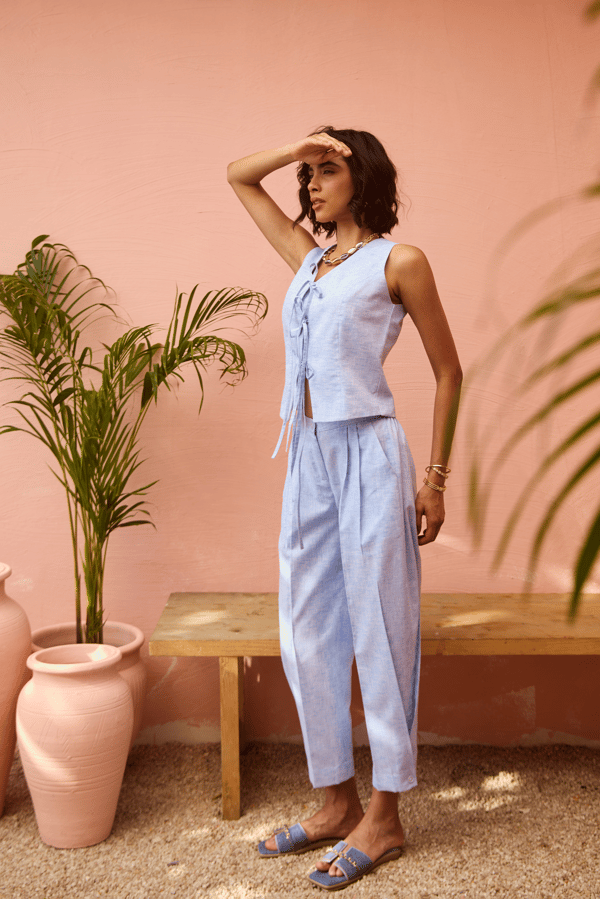 Camilia Coord Set (Sky Blue) — Armoire