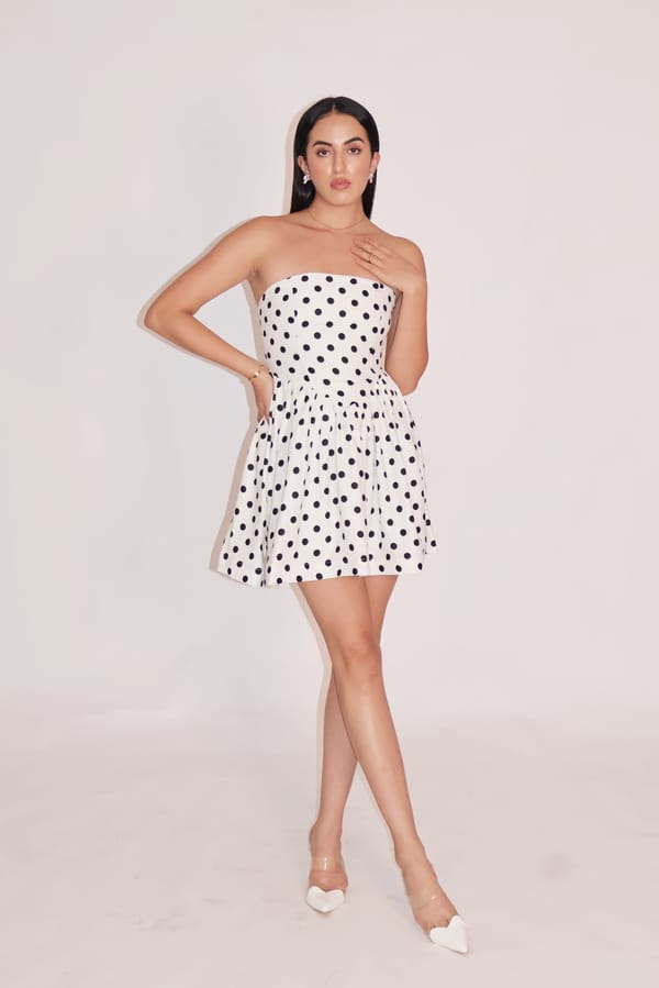 Aisha Dress White — Select Staples