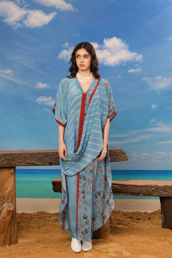 Noa Two Way Drape Kaftan — IGT PRET