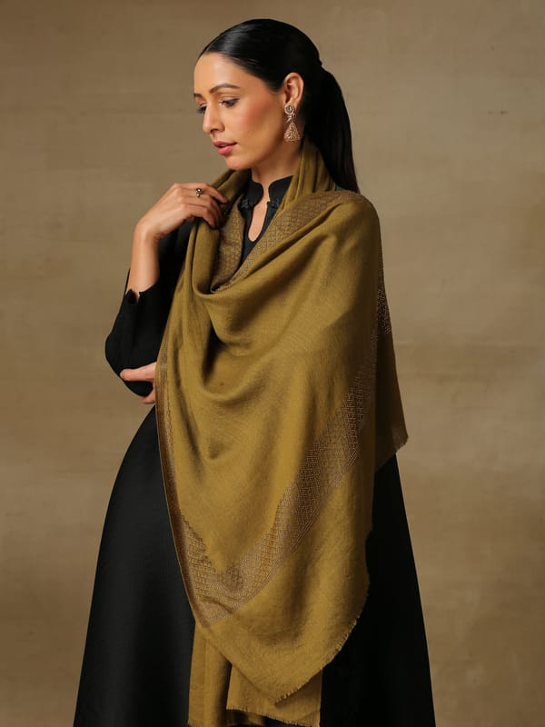 Zaywar Border Olive — Shaza