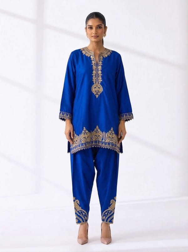 Hand And Dori Phiran Suit — Kylee Fashions