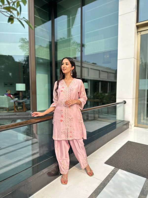 Pearl Pink Suit Set — KAPAAS