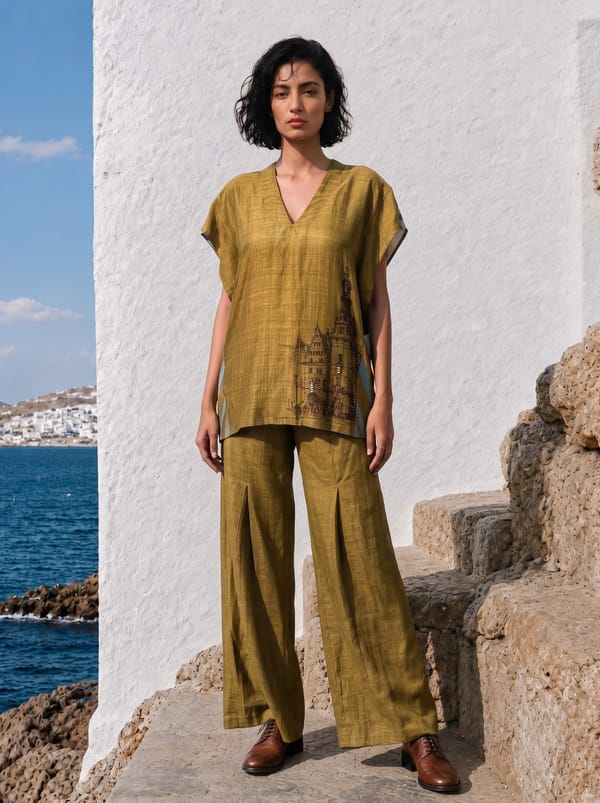 Mehendi Co ord Set — Basil Leaf