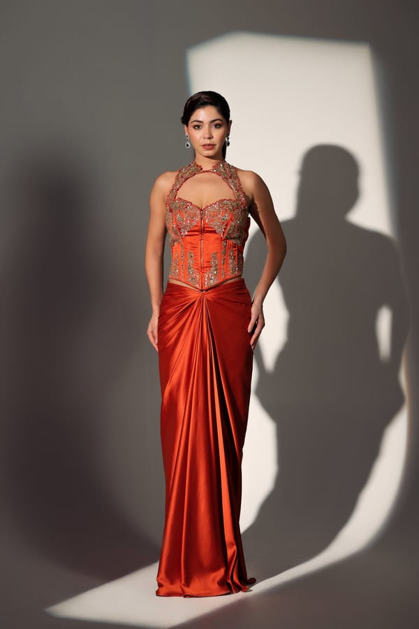 Wonder Woman Corset Drape Skirt Set — LIBAS CAFE