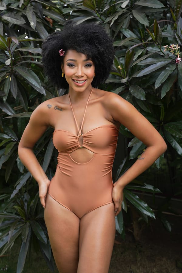 Golden Hour Cutout Swimsuit — Mysthelle