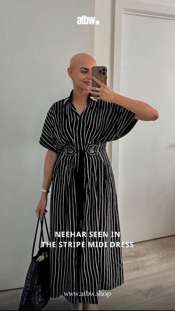ATBW - AN Stripe Midi Dress — ATBW