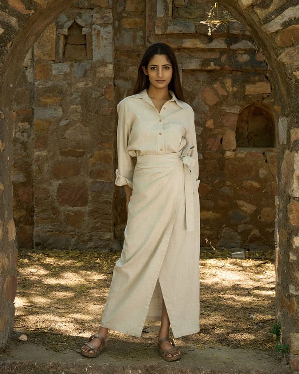 Carolita Knotted Wrap Skirt — The Good Rebel
