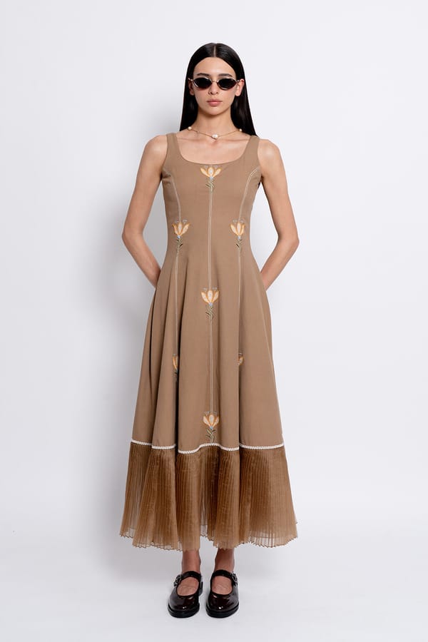 Mandra - Brown Dress — Love Kiki