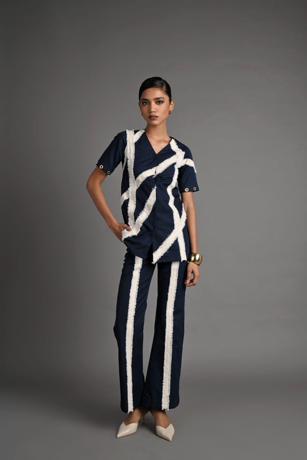 Itika In Crosscurrent Fringe Pant — Veera Wear