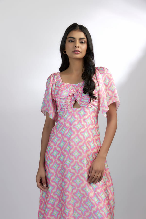 Candyfloss Midi Dress — EWOKE STUDIO