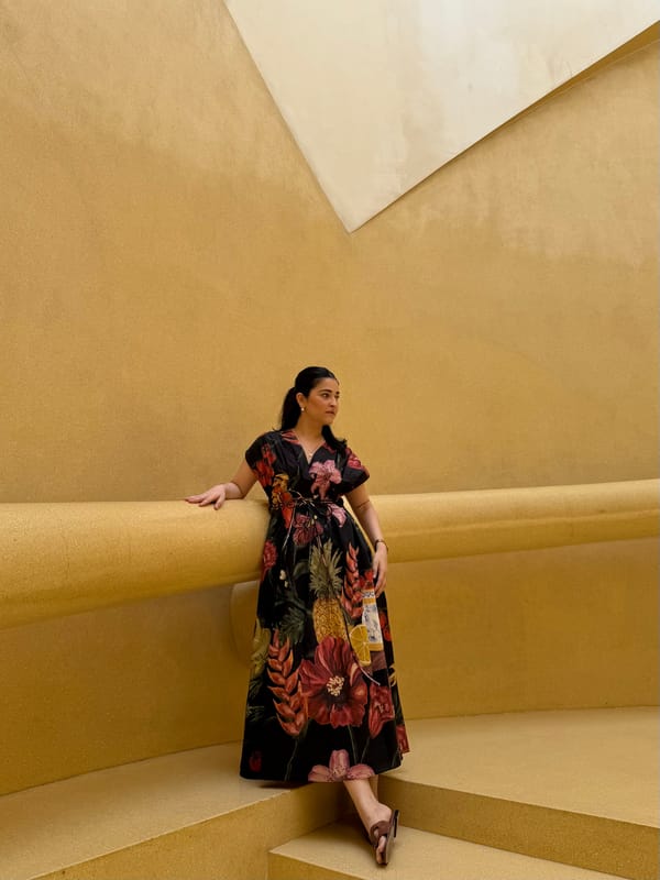 Bonita Dress In Sol Garden Print — GAIMA LABEL