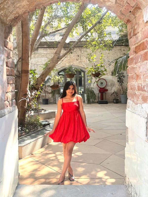 Margaret Balloon Hem Short Dress — SAJKE