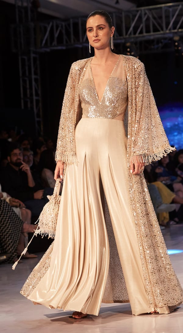 The Sparkling Evening Jumpsuit — Basanti Kapde aur Koffee