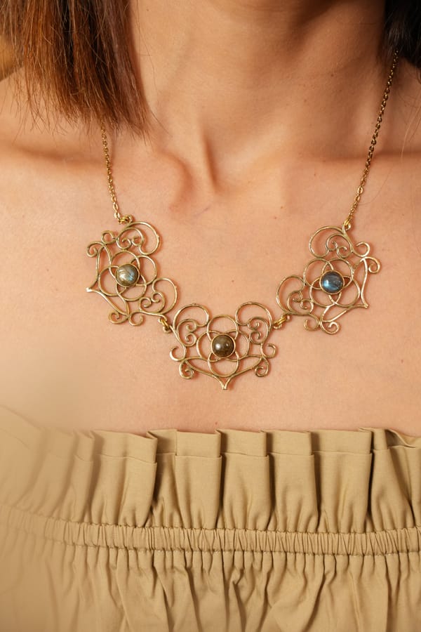 Goddess Mandala Labradorite Necklace — SOUL WORKS