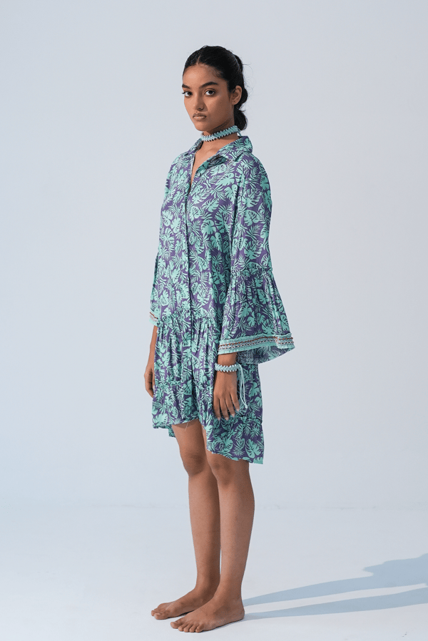 Fig Fusion Drop Waist Dress — Beach Bum