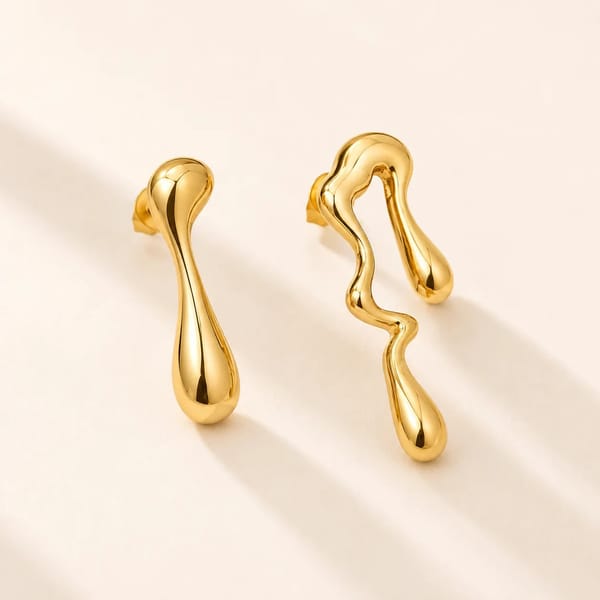Melted Muse Earrings — Nam Jewels