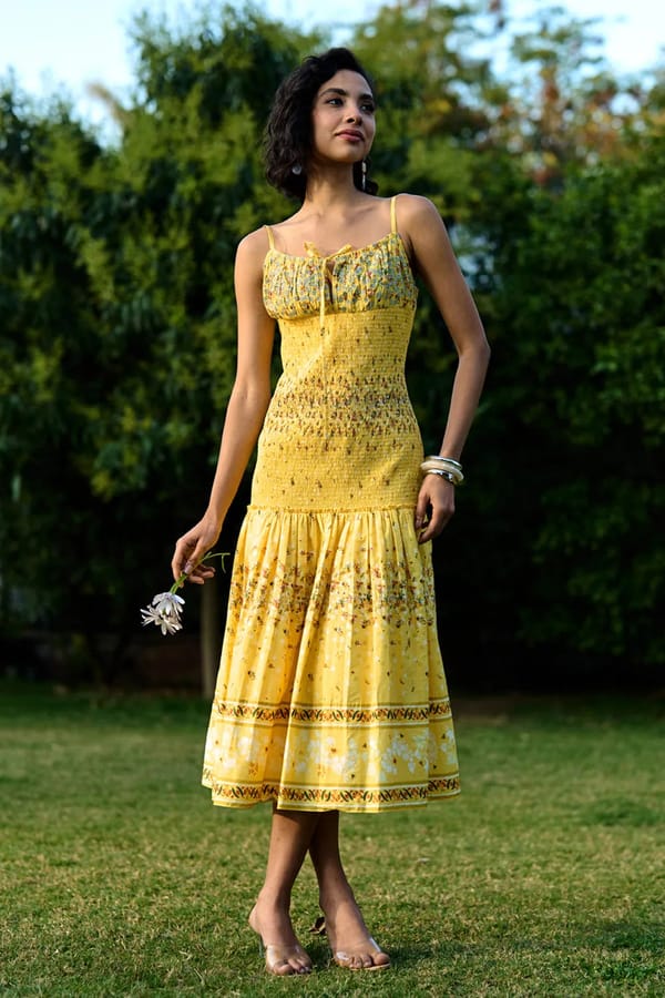 Ocher Dress — VERB