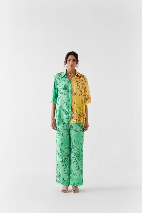 Buta Half And Half Shirt & Trousers — Studio Rigu